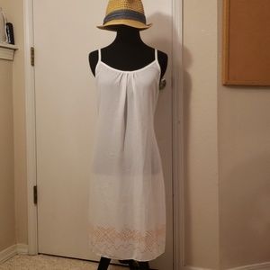 White swimsuit cover-up